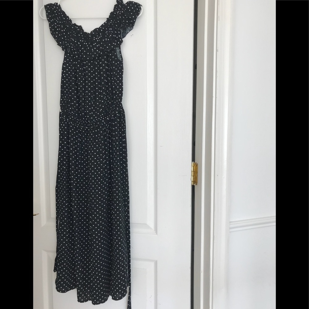 Polka dot spring dress
